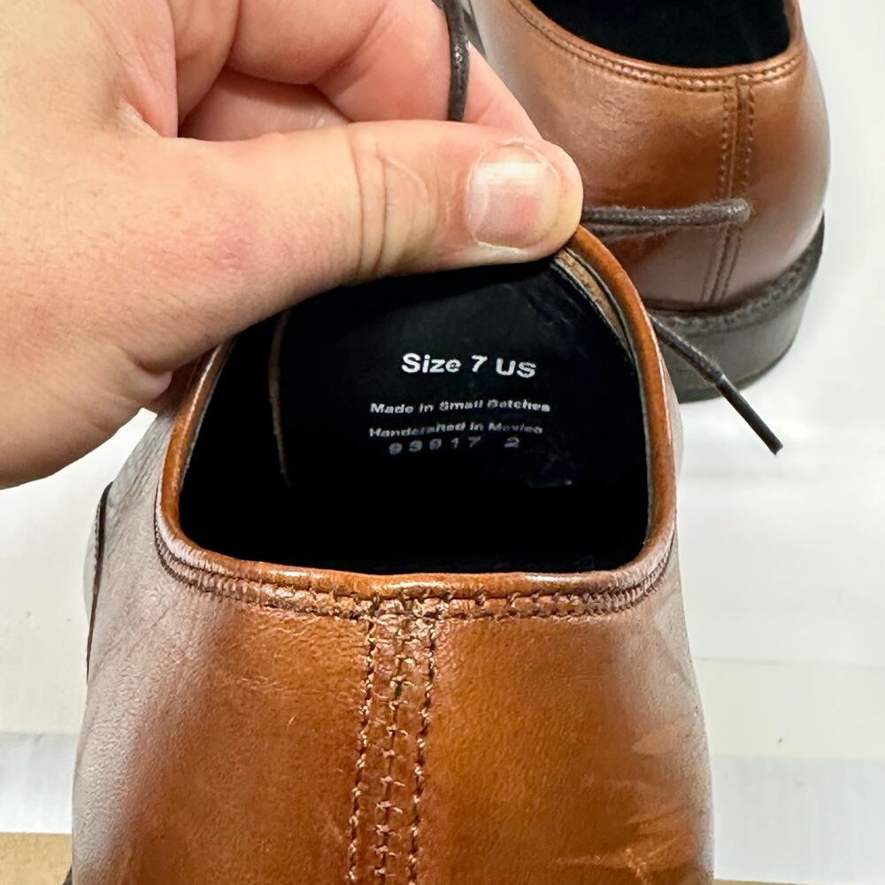 Thursday Boots Executive Cap Toe Oxford Shoes Men’s 7 Brown Leather - Picture 6 of 8